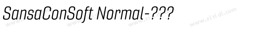 SansaConSoft Normal字体转换